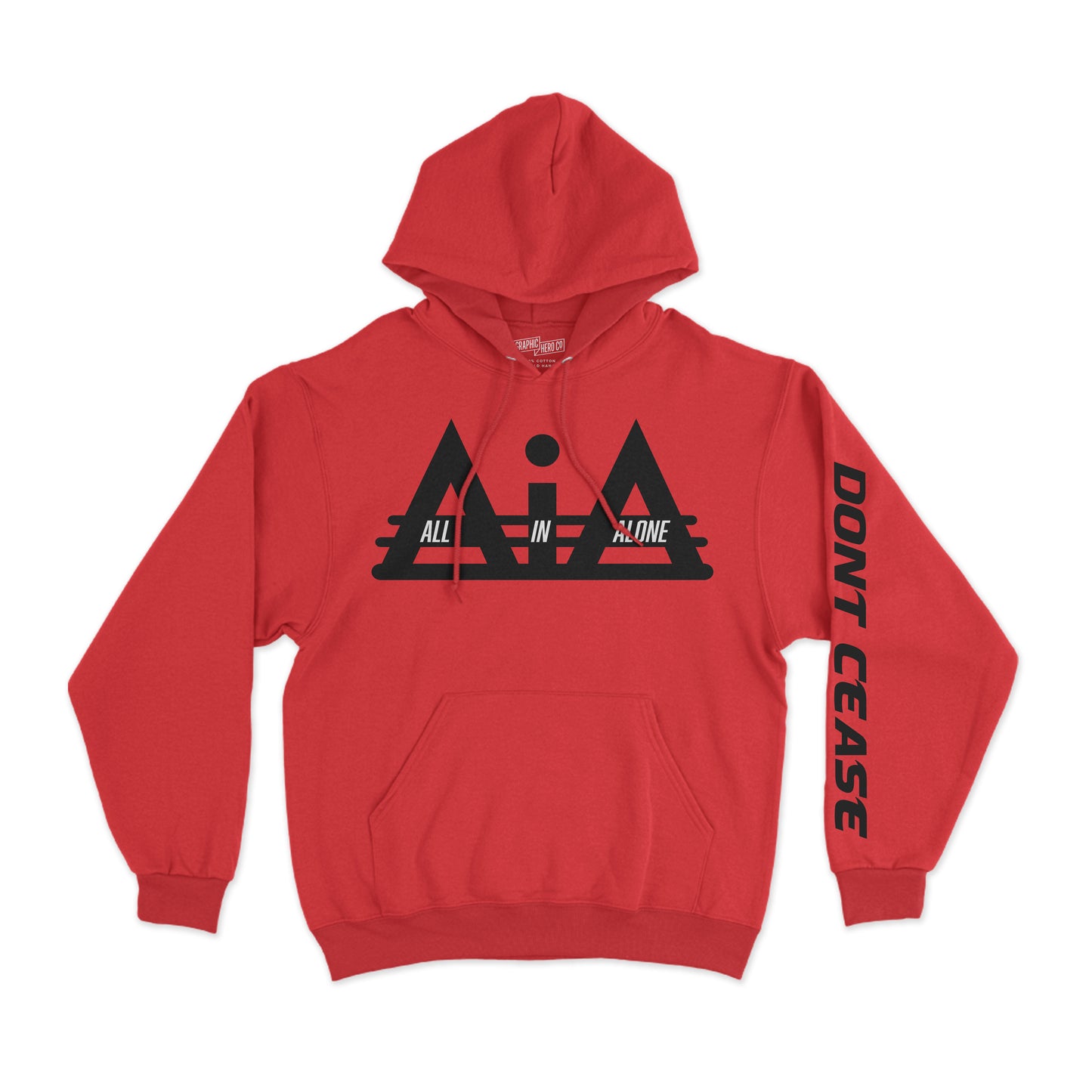 RED/BLACK AiA joggersuit TOP hoodie