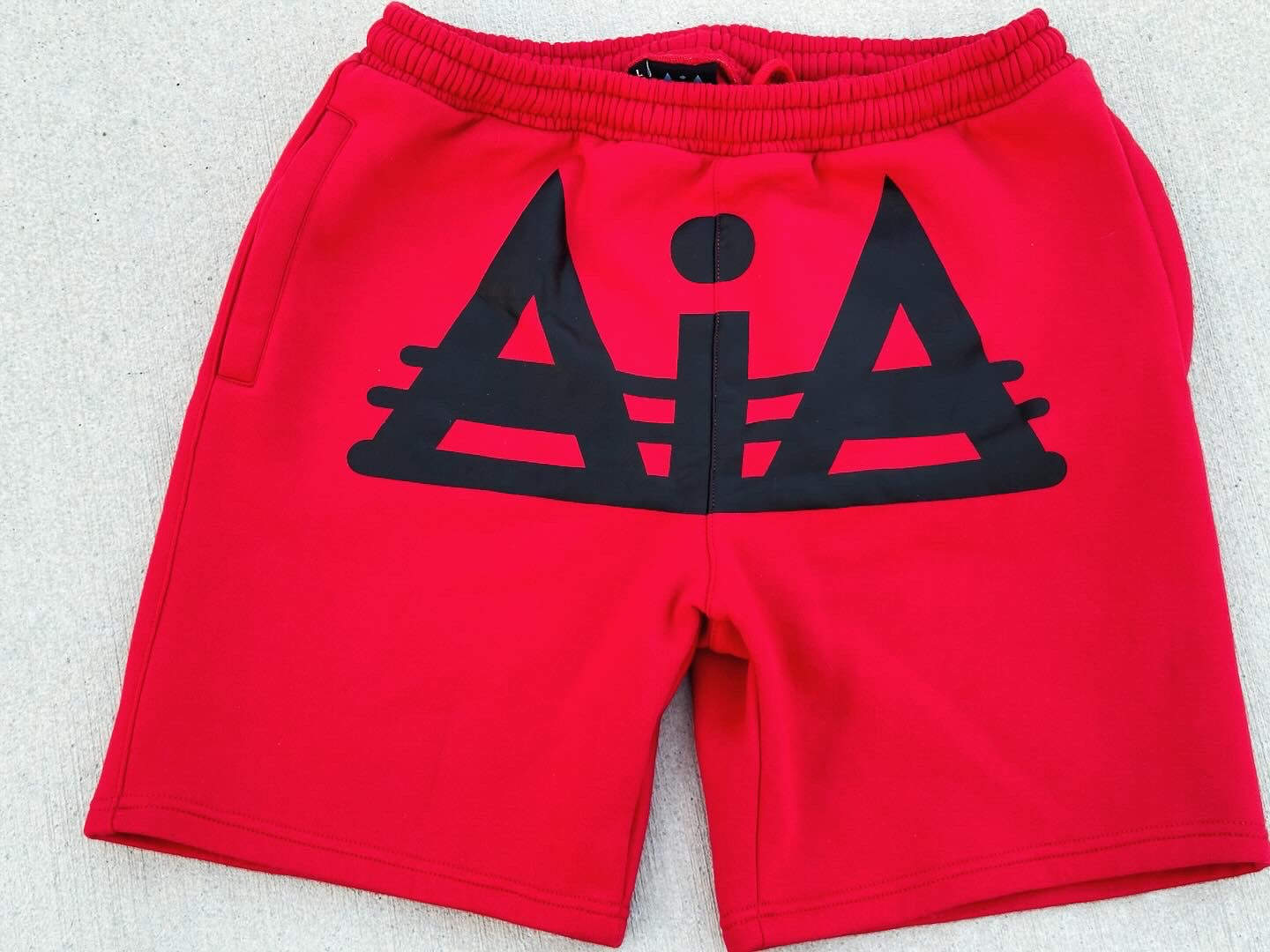 RED/BLACK Logo Shorts