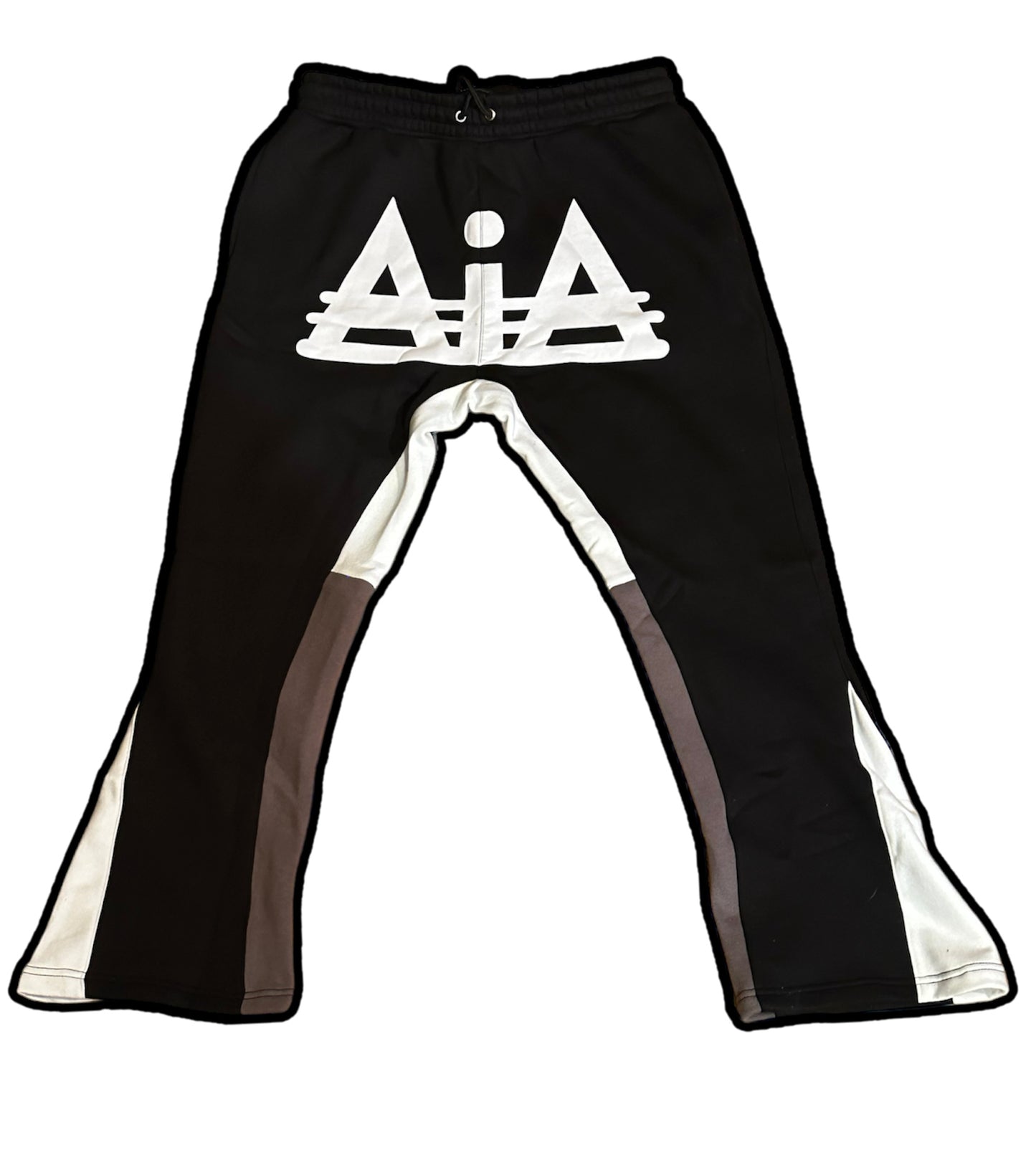 Black/white flair pants