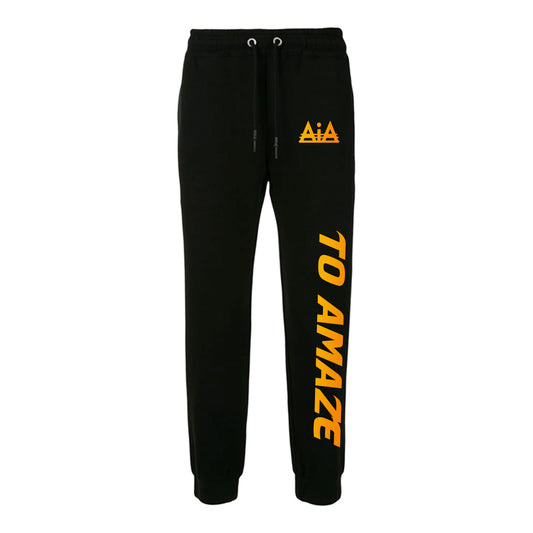 BLACK/ORANGE Joggersuit pants